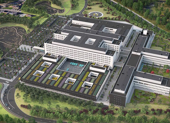 Grand Hôpital de Charleroi word uitgerust met 31 stuks rookafvoeren van de hand van D-Lux